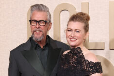 Alan Ruck and Mireille Enos attend the 81st Annual Golden Globe Awards