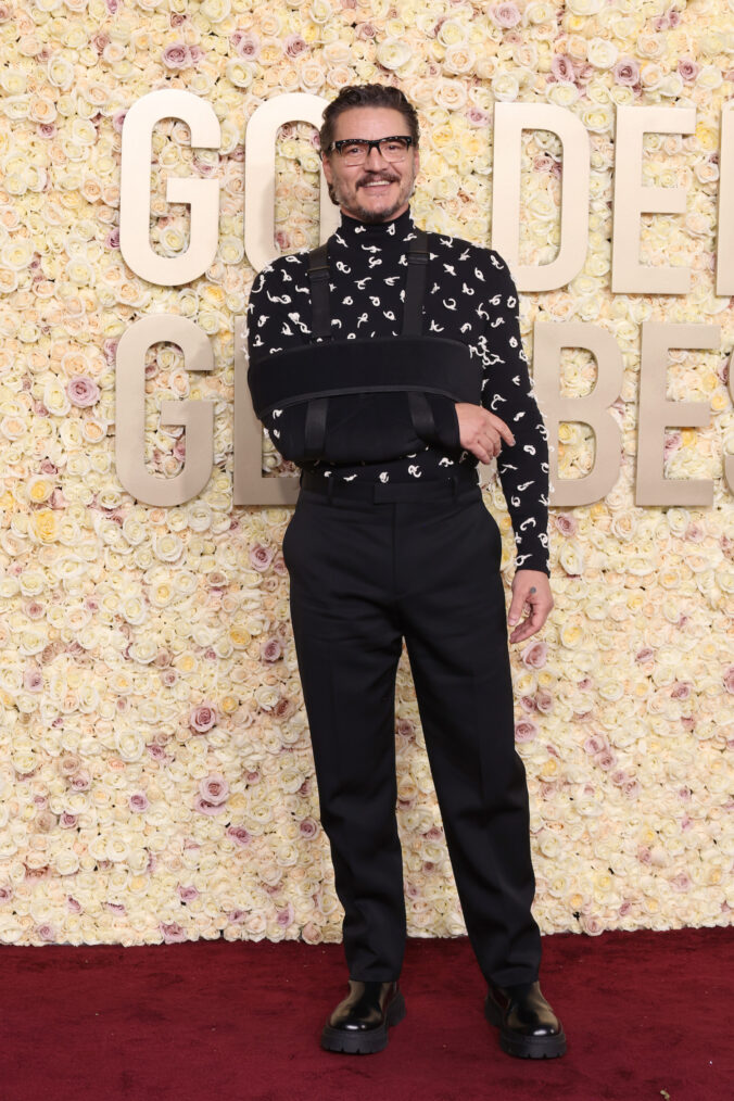 Pedro Pascal attends the 81st Annual Golden Globe Awards