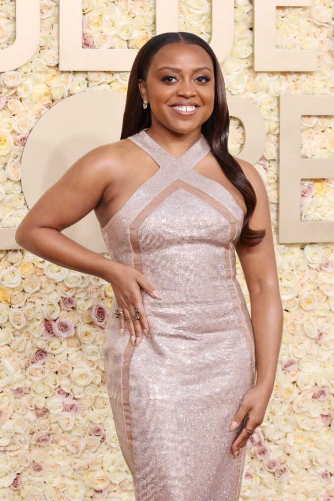 Quinta Brunson attends the 81st Annual Golden Globe Awards