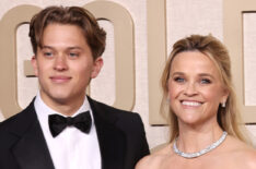 Deacon Phillippe and Reese Witherspoon attend the 81st Annual Golden Globe Awards