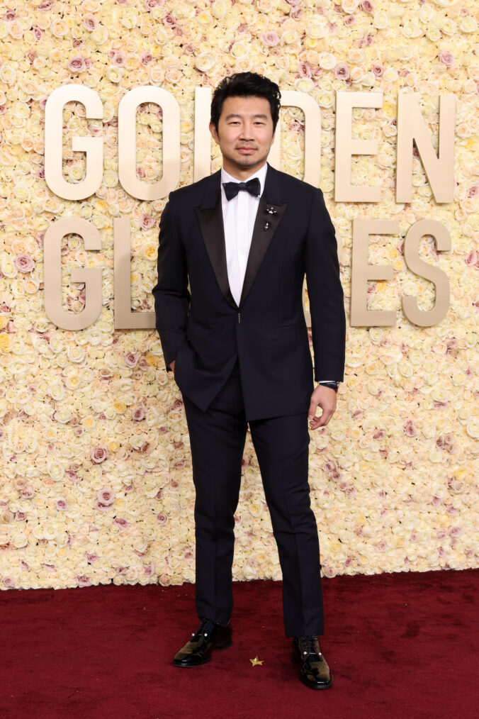 Simu Liu attends the 81st Annual Golden Globe Awards