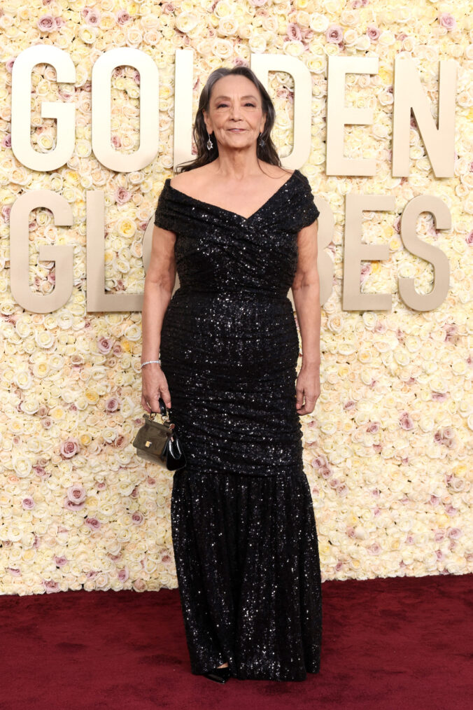 Tantoo Cardinal attends the 81st Annual Golden Globe Awards