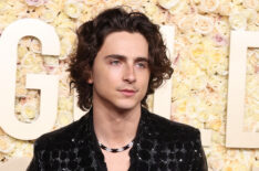 Timothée Chalamet attends the 81st Annual Golden Globe Awards