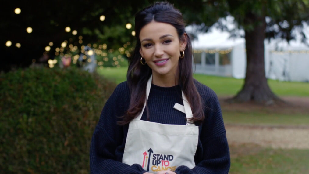 Michelle Keegan in 'The Great Stand Up to Cancer Bake Off'