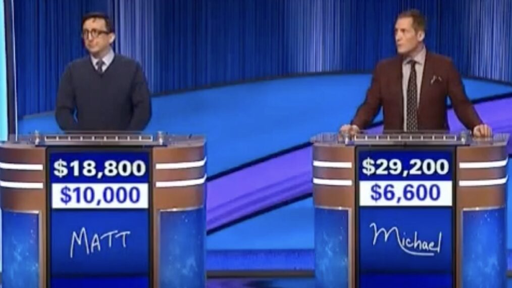 Matt Harvey and Michael Cavaliere on 'Jeopardy!'