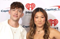 Kevin McHale and Jenna Ushkowitz at iHeart Radio Music Festival