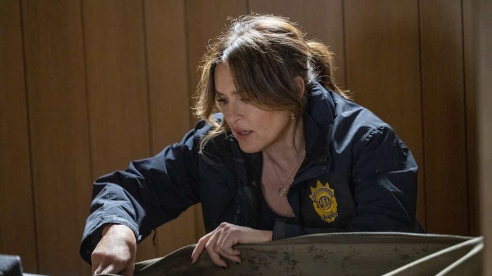 Mariska Hargitay as Captain Olivia Benson in the 'Law & Order: SVU' Season 25 Premiere