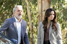 Gary Cole as Special Agent Alden Parker and Katrina Law as Special Agent Jessica Knight in the 'NCIS' Season 21 Premiere