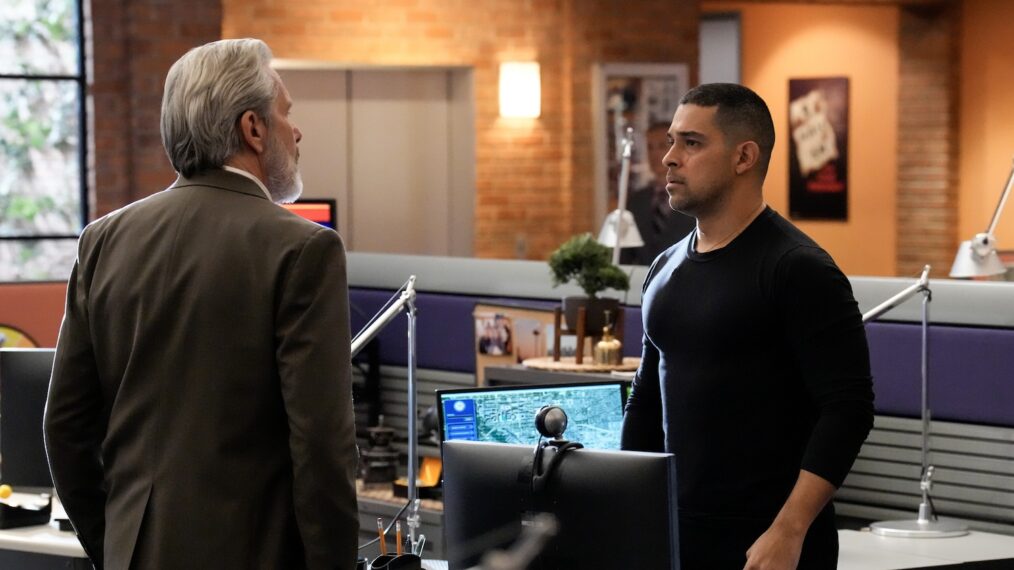 Gary Cole as Special Agent Alden Parker and Wilmer Valderrama as Special Agent Nicholas “Nick” Torres in the 'NCIS' Season 21 Premiere