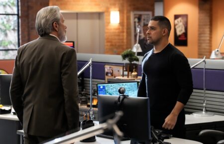 Gary Cole as Special Agent Alden Parker and Wilmer Valderrama as Special Agent Nicholas “Nick” Torres in the 'NCIS' Season 21 Premiere