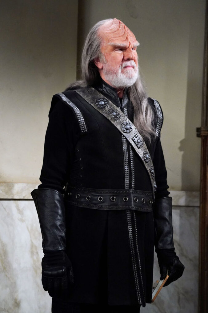 John Larroquette as a klingon in Night Court - Season 2