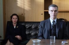 Emily Blunt as Kitty Oppenheimer, Cillian Murphy as J. Robert Oppenheimer in 'Oppenheimer'