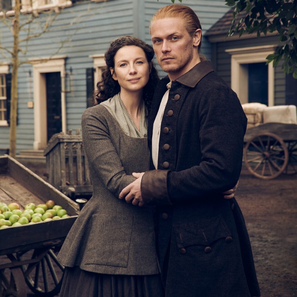 Caitriona Balfe and Sam Heughan in 'Outlander' Season 6