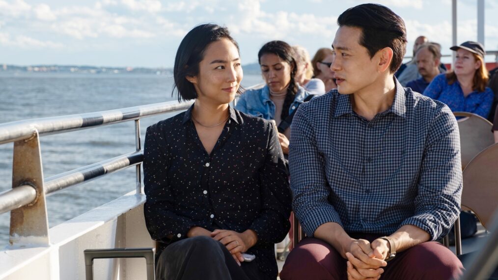 Greta Lee and Teo Yoo in 'Past Lives'