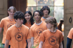 Charlie Bushnell (Luke) and Walker Scobell (Percy) in 'Percy Jackson' Episode 2