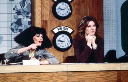 Gilda Radner and Jane Curtin on 'Saturday Night Live'