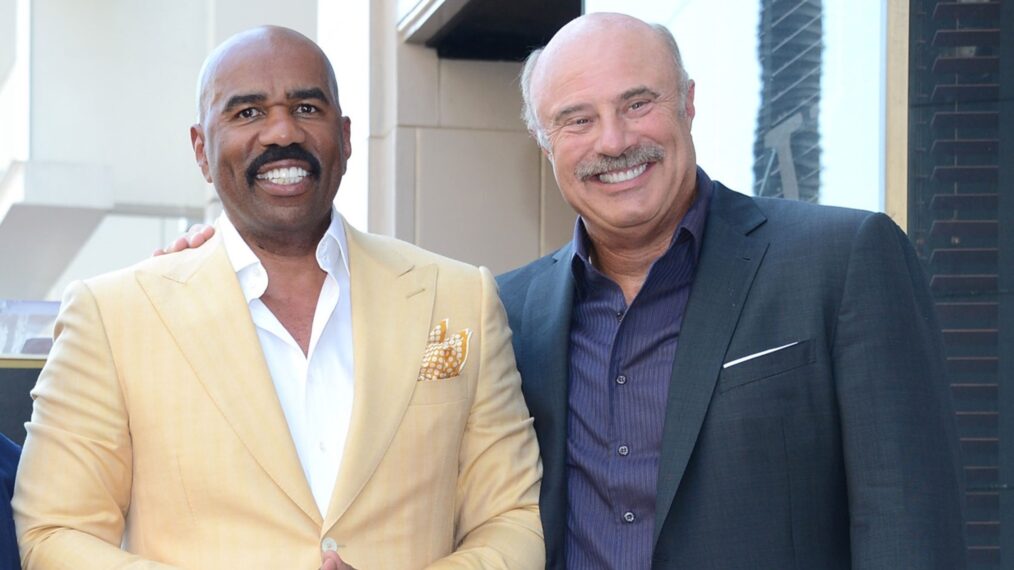 Steve Harvey and Dr. Phil 