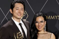 Steven Yeun and Ali Wong at Emmys