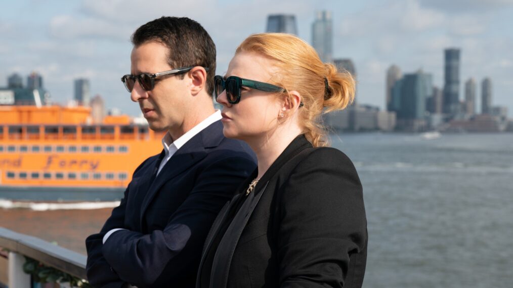 Jeremy Strong and Sarah Snook in 'Succession' Season 4