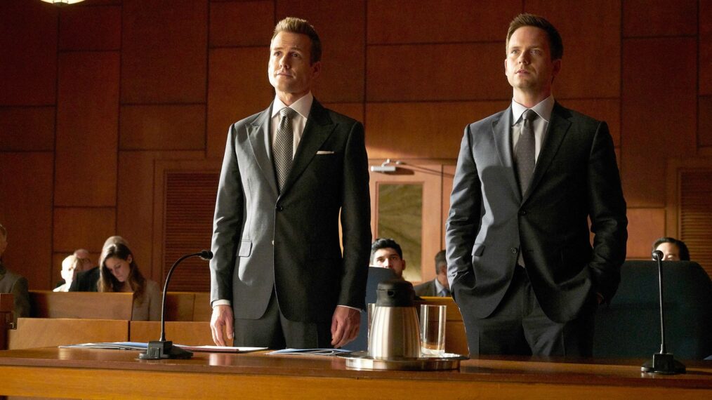 Gabriel Macht and Patrick J. Adams for 'Suits'