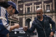 Armando Duran as Ballcap Boy and Shemar Moore as Daniel 'Hondo' Harrelson — 'S.W.A.T.' Season 7 Premiere