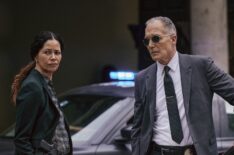 Angela Alvarado as Captain Olvera and Patrick St. Esprit as Commander Robert Hicks — 'S.W.A.T.' Season 7 Premiere