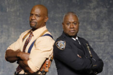 Terry Crews and Andre Braugher on Brooklyn Nine Nine