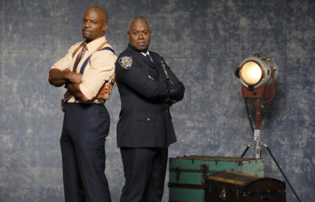 Terry Crews and Andre Braugher on Brooklyn Nine Nine