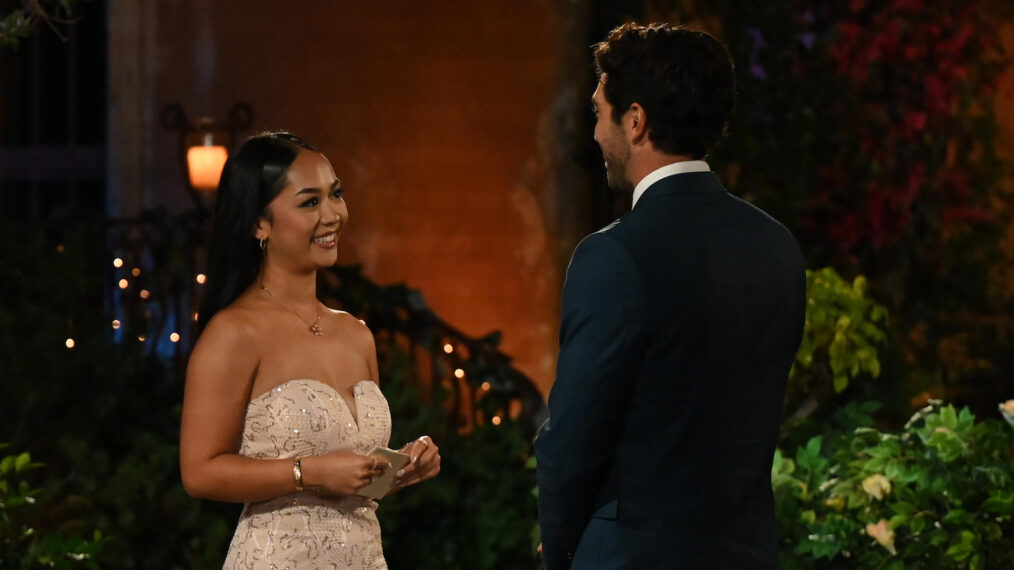 Lea Cayanan and Joey Graziadei in 'The Bachelor' Season 28 premiere