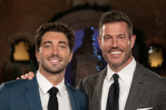 Joey Graziadei and Jesse Palmer in 'The Bachelor' Season 28