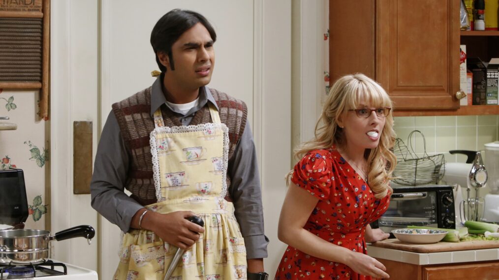 Kunal Nayyar and Melissa Rauch for 'The Big Bang Theory'