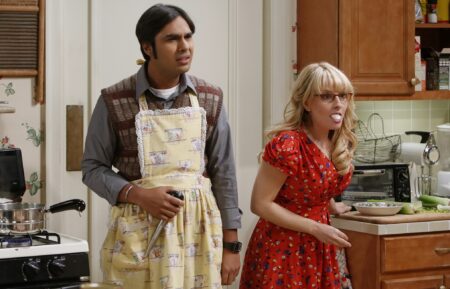 Kunal Nayyar and Melissa Rauch for 'The Big Bang Theory'