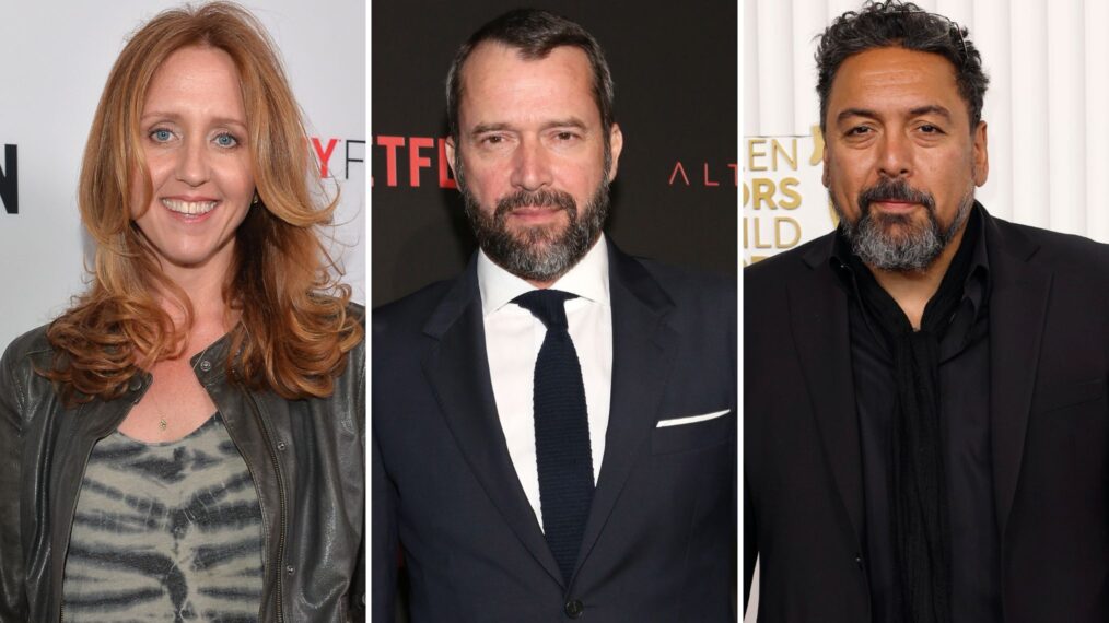 Brooke Smith, James Purefoy, and Felix Solis for 'The Recruit' Season 2