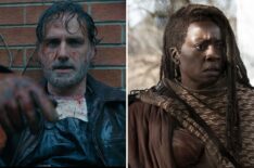Andrew Lincoln and Danai Gurira in 'The Walking Dead: The Ones Who Live'