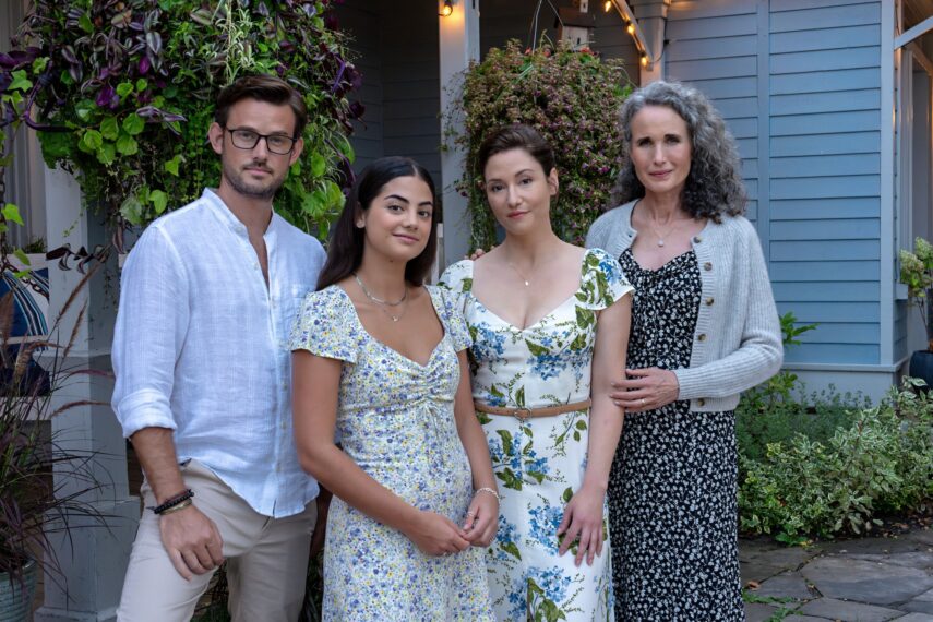 Evan Williams, Sadie LaFlamme-Snow, Chyler Leigh, and Andie MacDowell for 'The Way Home' Season 2