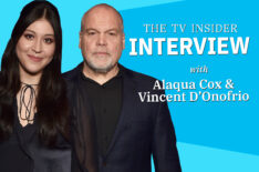 Alaqua Cox and Vincent D’Onofrio in TV Insider interview