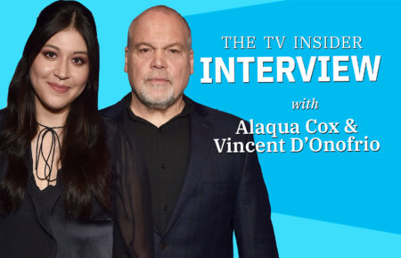 Alaqua Cox and Vincent D’Onofrio in TV Insider interview