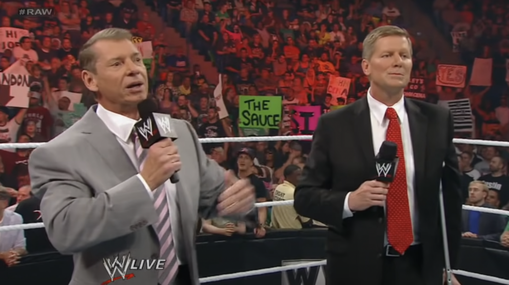 Vince McMahon and John Laurinatis