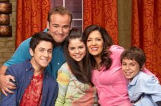 David Henrie, David DeLuise, Selena Gomez, Maria Canals, and Jake T. Austin for 'Wizards of Waverly Place'