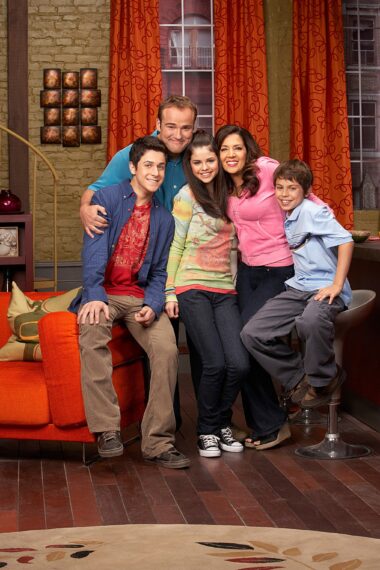David Henrie, David DeLuise, Selena Gomez, Maria Canals, and Jake T. Austin for 'Wizards of Waverly Place'