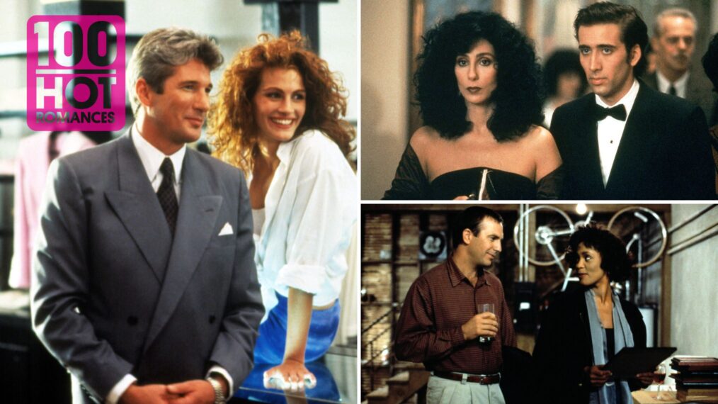 'Pretty Woman,' 'Moonstruck,' 'The Bodyguard,' and more of the hottest big screen romances on TV