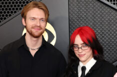 Finneas O'Connell and Billie Eilish attend the 66th Grammy Awards