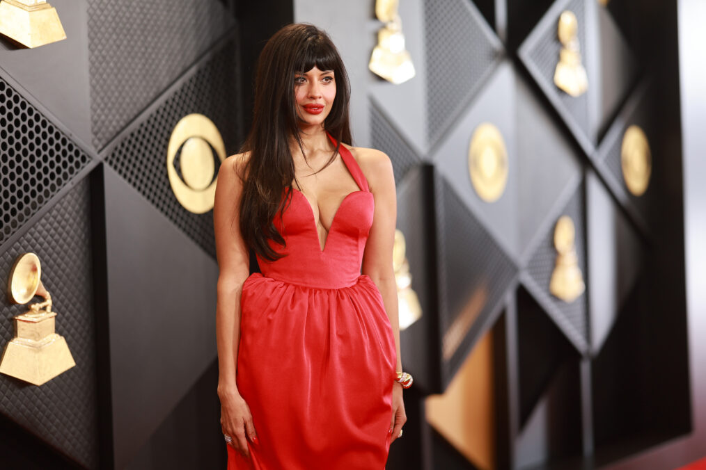 LOS ANGELES, CALIFORNIA - FEBRUARY 04: Jameela Jamil attends the 66th GRAMMY Awards at Crypto.com Arena on February 04, 2024 in Los Angeles, California. (Photo by Matt Winkelmeyer/Getty Images for The Recording Academy)