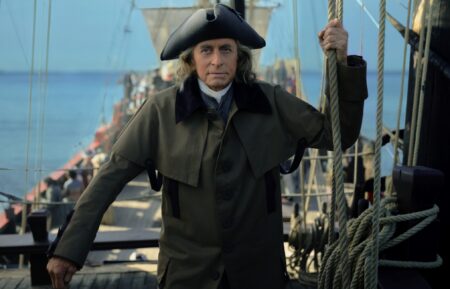 Michael Douglas as Benjamin Franklin in Franklin