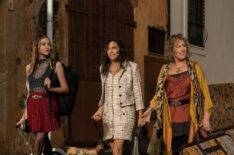 Victoria Bazúa, Eva Longoria, and Carmen Maura in Land Of Women on Apple TV+