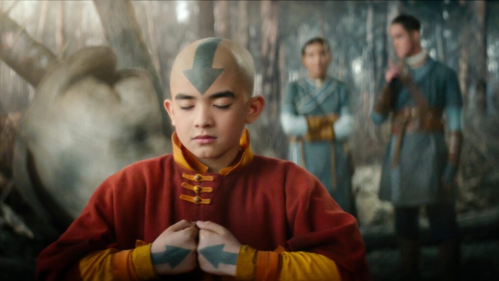 Gordon Cormier as Aang in Avatar: The Last Airbender