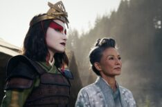 Maria Zhang as Suki, Tamlyn Tomita as Mayor Yukari in Avatar: The Last Airbender
