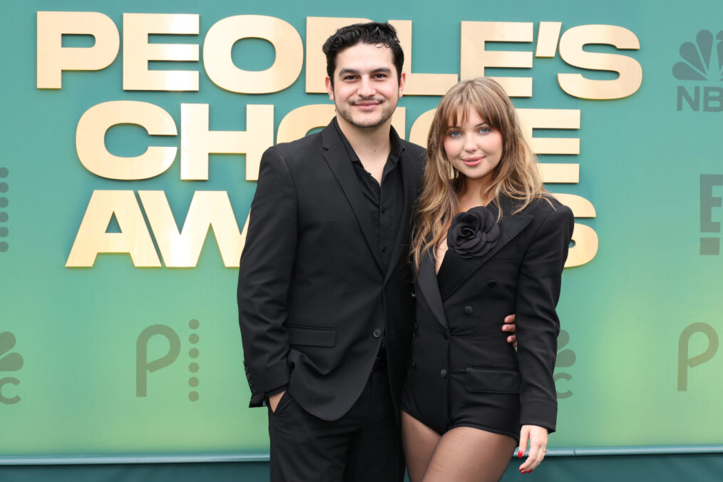 Christian DeAnda and Samantha Hanratty attend the 2024 People's Choice Awards
