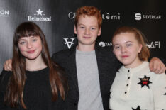 Lola Reid, Alex Rubin and, Lola Wayne Villa attend Tangerine Entertainment's Reception for 'How Does it Start'