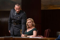 Matthias Schoenaerts and Kate Winslet in The Regime